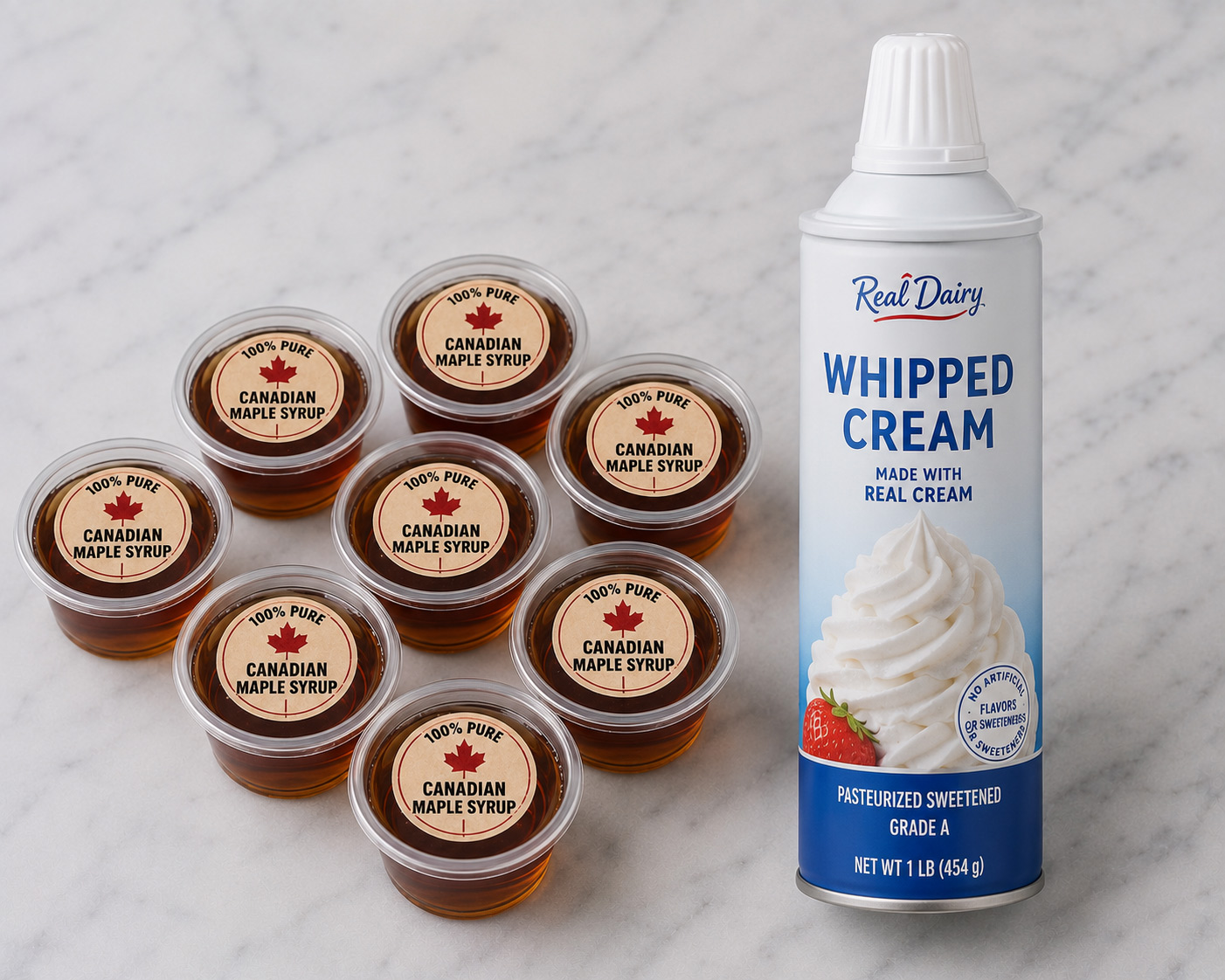 Maple Syrup and/or Whipped Cream 